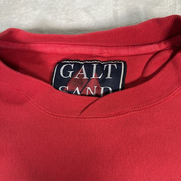 VTG Nebraska Cornhuskers NCAA Red Sweatshirt Embroidered Men's Size Large Champs - Picture 3 of 7